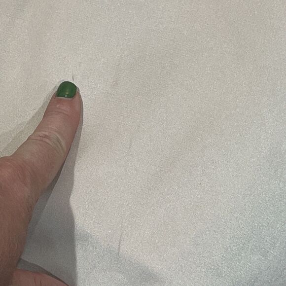 Baltic Born Poppy Satin Midi Dress XS Knot Front Flutter Sleeve Champagne Tie - Picture 11 of 11